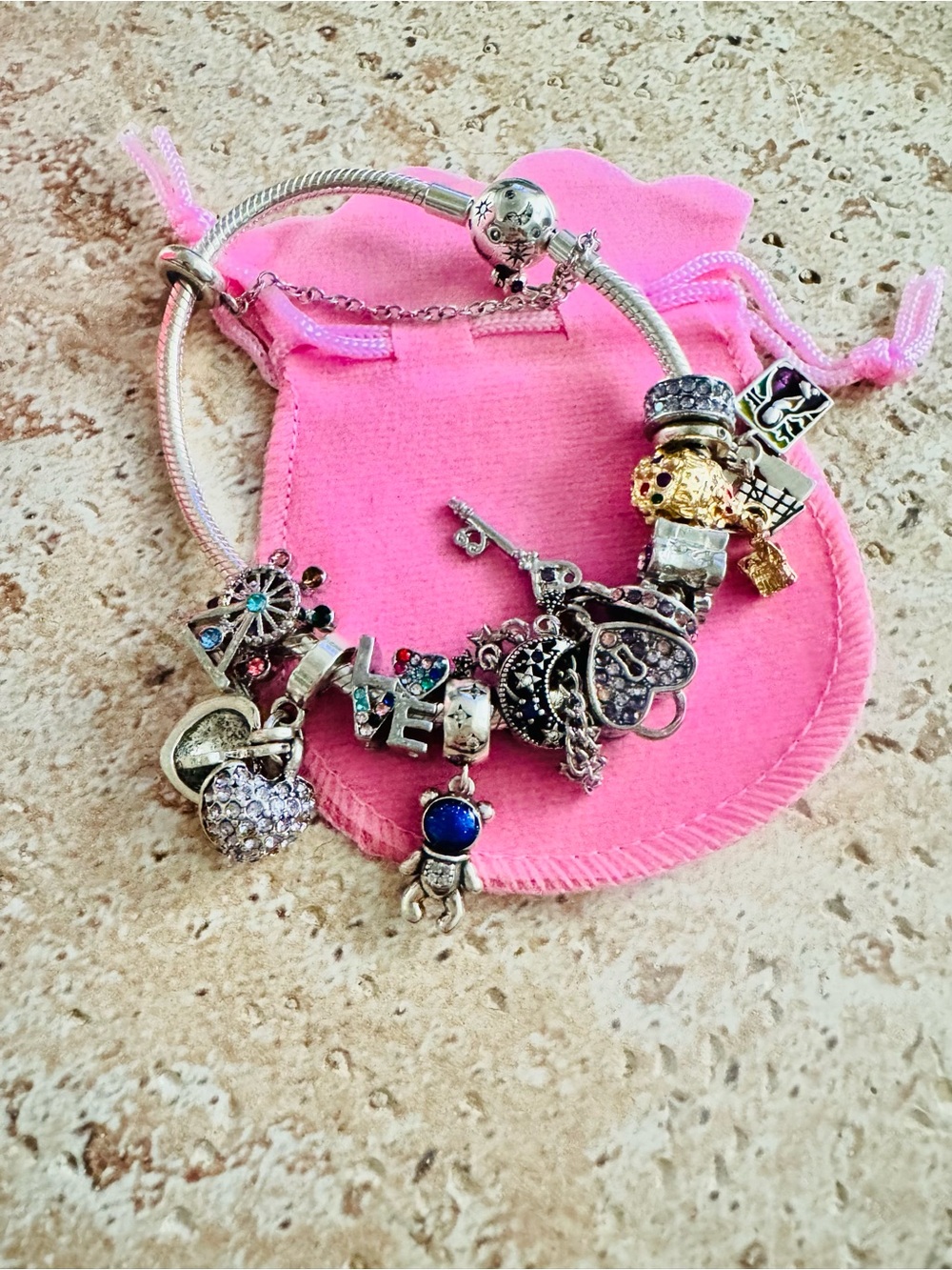 6/$45 Charm with Compatible w/Pandora Jewelry NEW - Picture 3 of 3